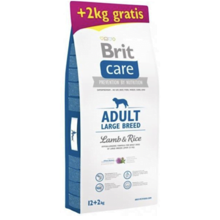 Brit Care Adult Large Kuzu Etli ve Pirinçli 12 kg + 2 kg Köpek Maması