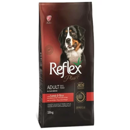 Reflex Kuzu Etli Ve Pirinçli Yetişlin Köpek Maması 18 Kg