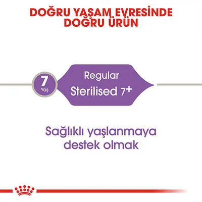 Royal Canin Sterilised 7+ Kısırlaştırılmış Yaşlı Kedi Maması 1,5 Kg